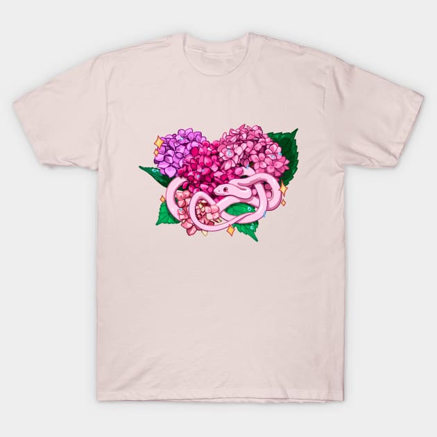 Pretty in Pink T-Shirt by ChromaChamelea